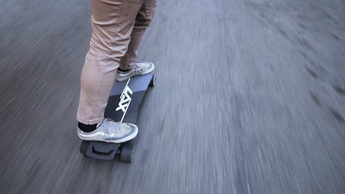 Riding the Laxboards Lax One Electric Skateboard