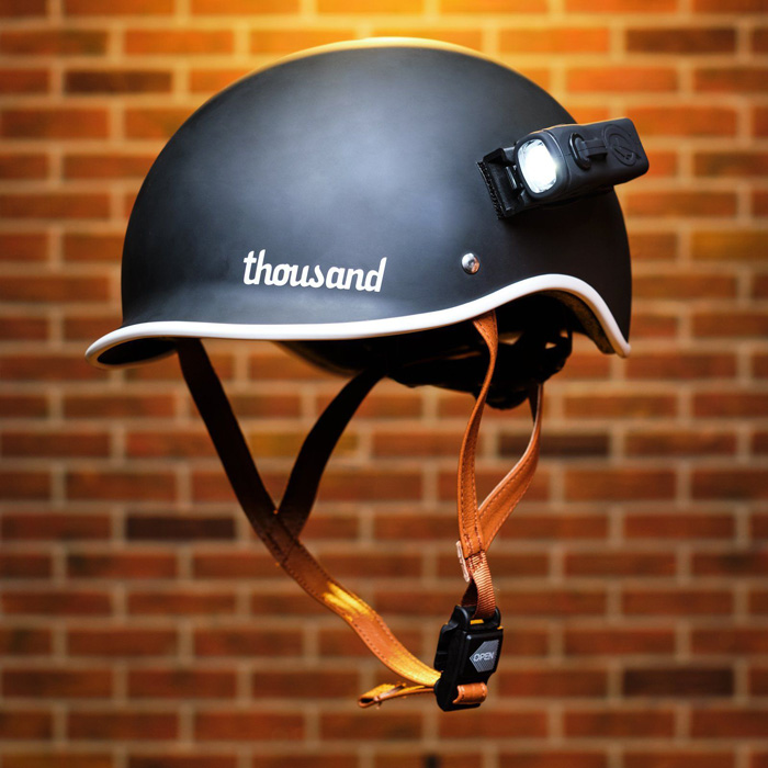 ShredLights on Helmet