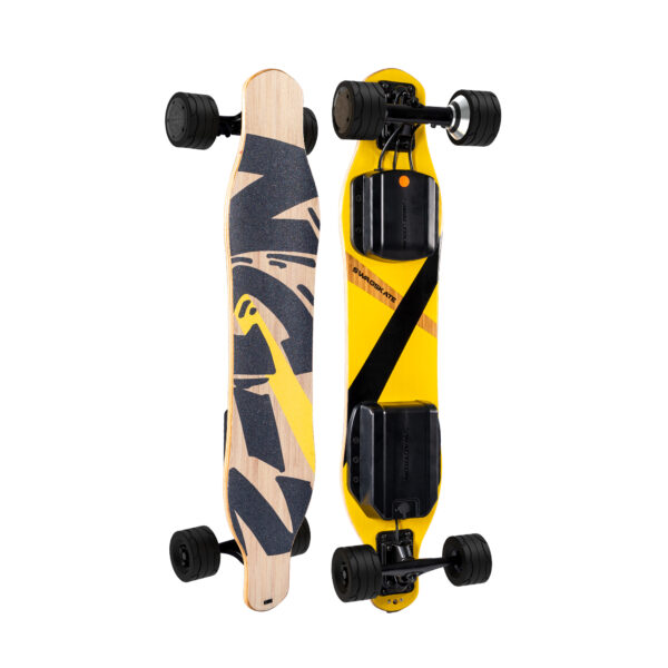 Swagtron Swagskate NG2 electric longboard top and underneath deck