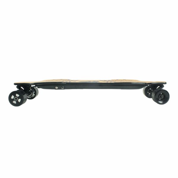 Yecoo XJ electric longboard side profile view