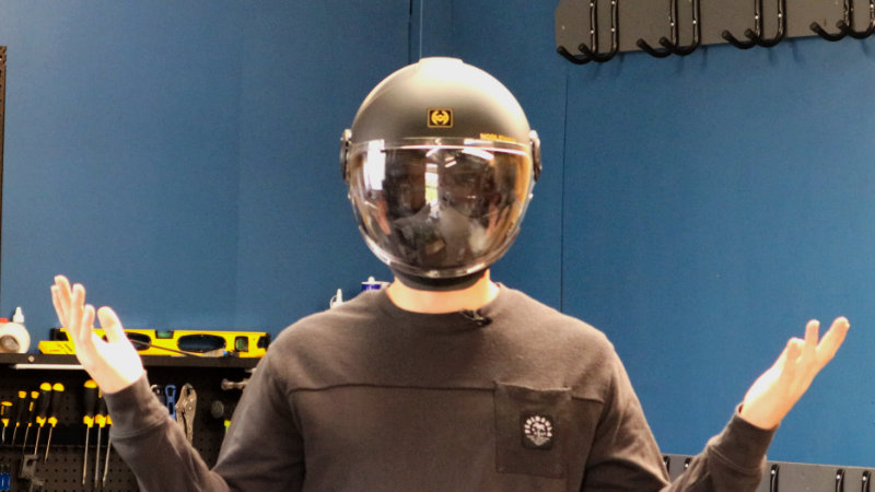 Wearing the Nobleman TK02 Full face helmet