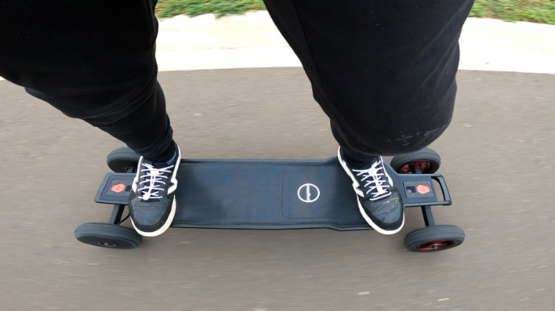 MEEPO Shuffle (V4) 620W x 2 Electric Skateboard - Black/Red for sale online