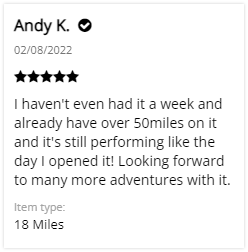 Meepo Shuffle S Customer Review: 5 stars - I haven't even had it a week and already have over 50miles on it and it's still performing like the day I opened it! Looking forward to many more adventures with it.