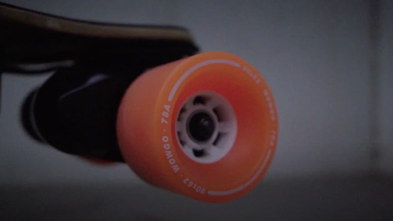 Orange wheels on the WowGo Pinoeer X4