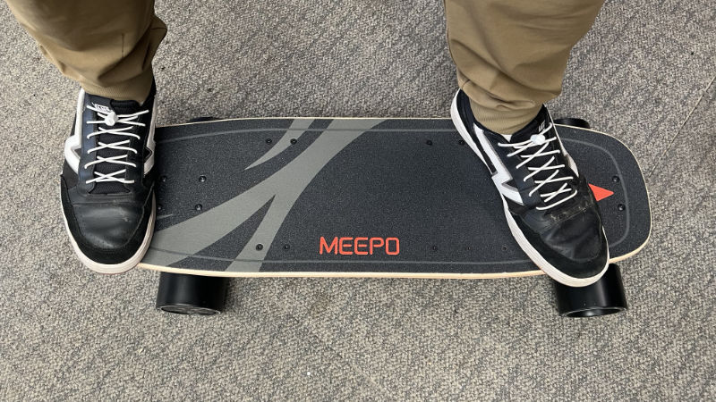 MEEPO Shuffle (V4) 620W x 2 Electric Skateboard - Black/Red for sale online